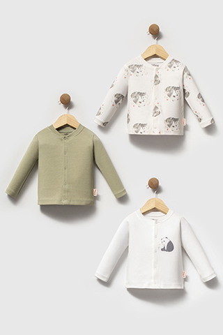 Panda Theme 3'lü Hırka